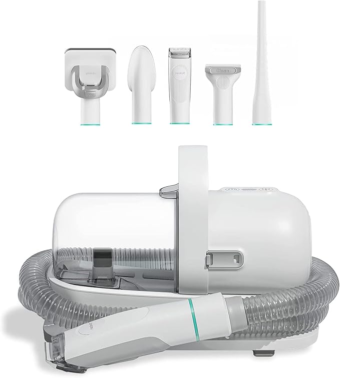 neabot Neakasa P1 Pro Pet Grooming Kit & Vacuum Suction 99% Pet Hair 5 Proven