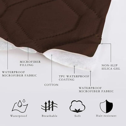 SUNNYTEX Waterproof Dog Bed Cover Dog Mat Pet