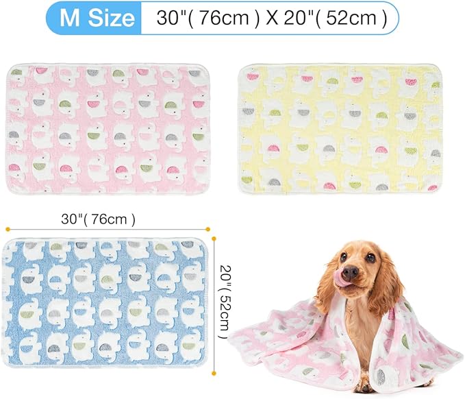 Pet Soft 1 Pack 3 Blankets Pet Blankets for Large Dogs 3 Pack 3M)