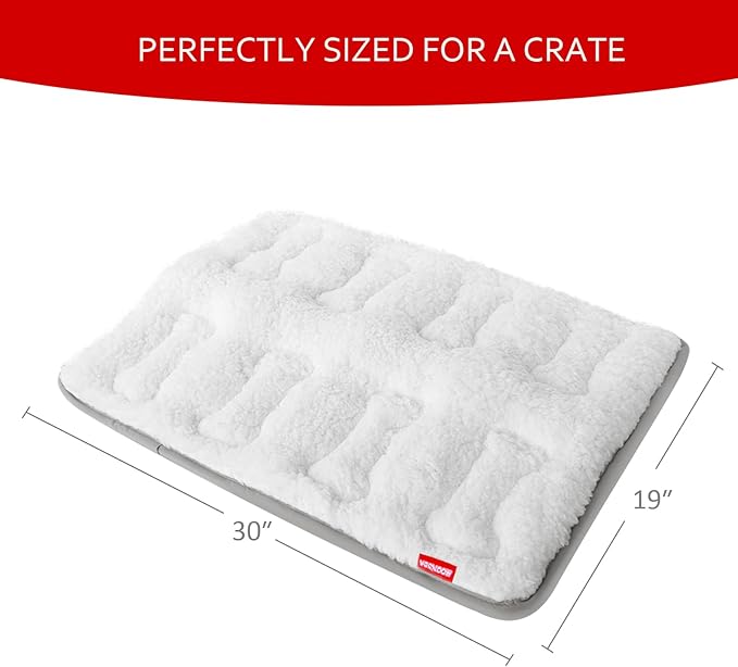 Dog Bed Crate Mat(30" X 19")