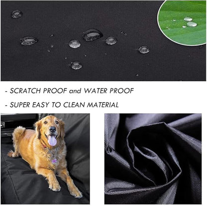 SUV Cargo Liner Dog Seat Covers for SUVs or Trucks 63” X 51” X 17”)