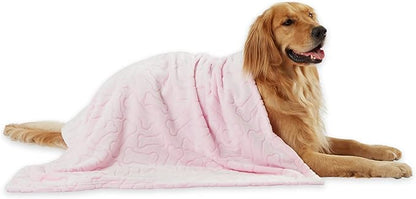 Bone Dry Embossed Bone Print Pet Blanket 36x48"