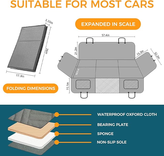 Extra Large Dog Car Seat Cover for Truck