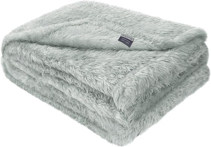 MACEVIA Fluffy Fleece Dog Blankets (40x60 Inch,