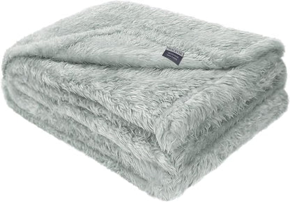 MACEVIA Fluffy Fleece Dog Blankets (40x60 Inch,