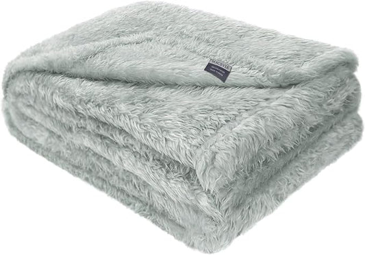 MACEVIA Fluffy Fleece Dog Blankets (40x60 Inch,