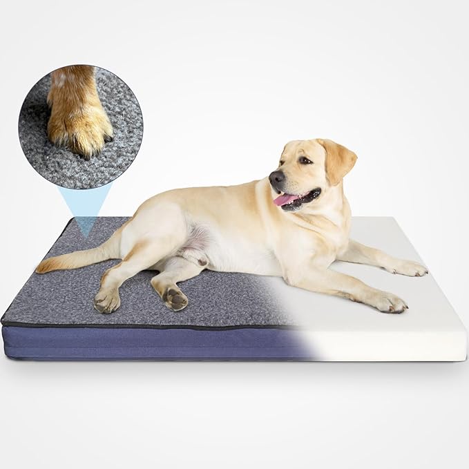 Dog Bed Mat Dog Crate Pad Mattress Reversible (Cool & Warm)