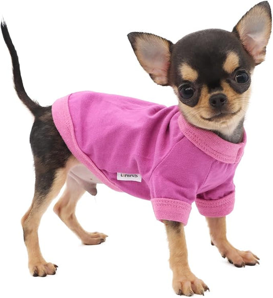 LOPHIPETS 100% Cotton Dog Tee Shirt for Small