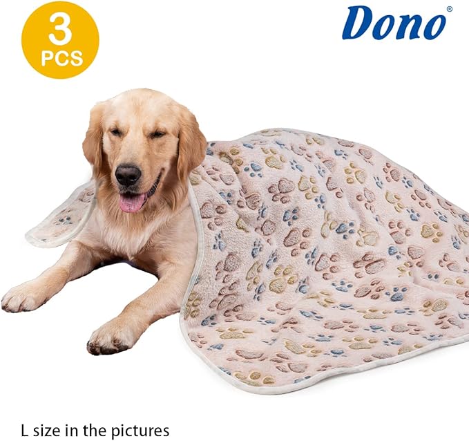 Dono 1 Pack 3 Dog Blankets