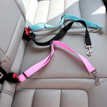Adjustable Pet Dog Cat Safety Leash Car Vehicle