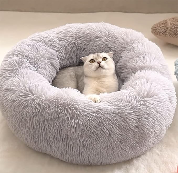 Donut Dog Bed Cat Bed Fluffy Calming Pet 5Kg Pet£¨Light