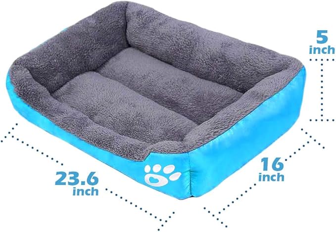 Barelove Rectangular Dog Cat Beds Mattress Washable Pads Room