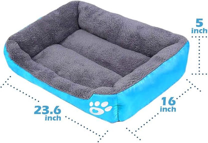 Barelove Rectangular Dog Cat Beds Mattress Washable Pads Room