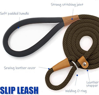 lynxking 6 FT Dog Leash Slip Lead 2