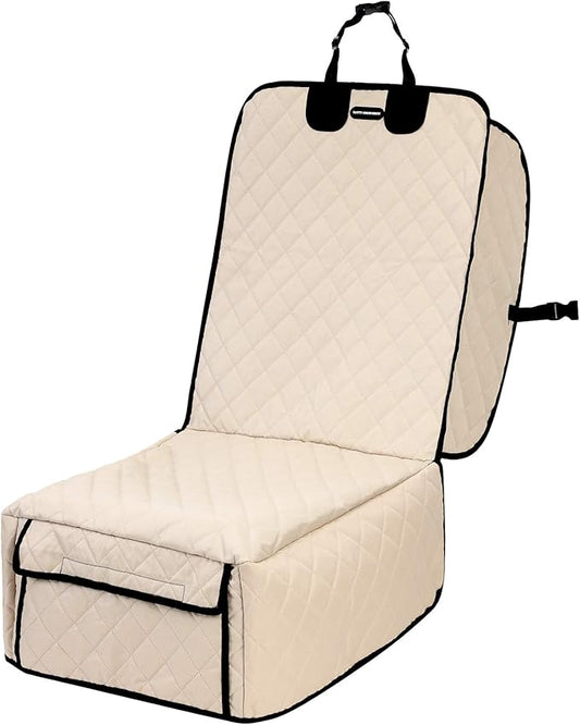 Dog Car Seat Covers 100% Waterproof Car Seat Protector for Pets Front Seat Scratch Proof Non-Slip Durable for Cars