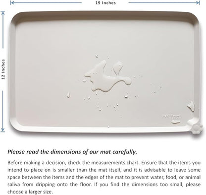 Hoki Found Silicone Pet Food Mats Tray