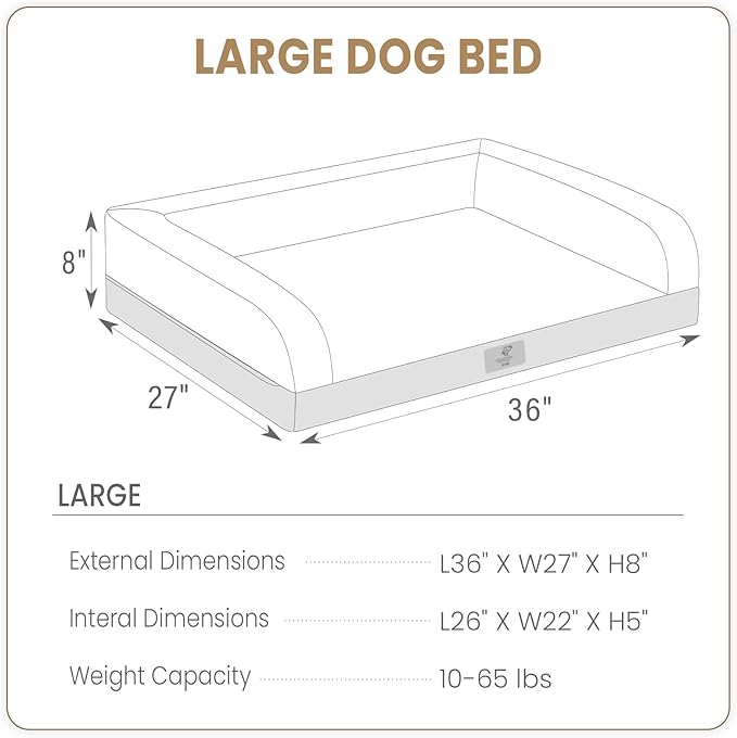 Large Dog Bed 65 lbs