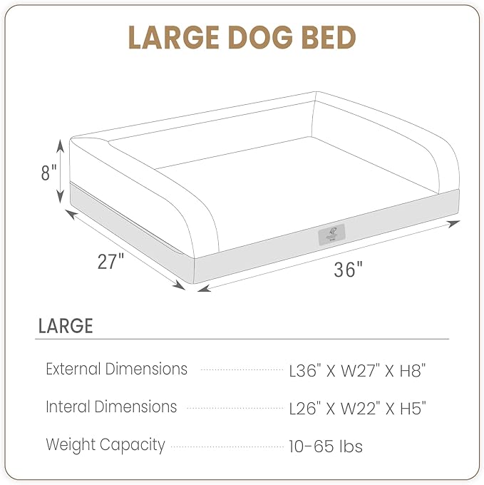 Large Dog Bed 65 lbs