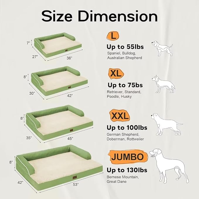 Large Dog Bed Orthopedic Washable