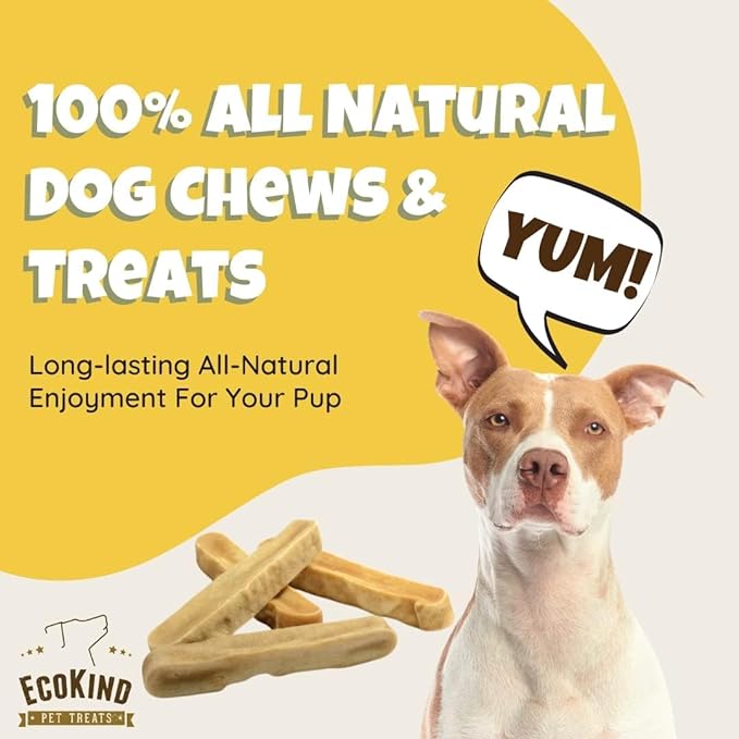 EcoKind Premium Gold Monster Yak Cheese Himalayan Dog Chew, Dog Treats Large Breed, All Natural, High Protein, for Aggressive Chewers, XL - 1 Chew