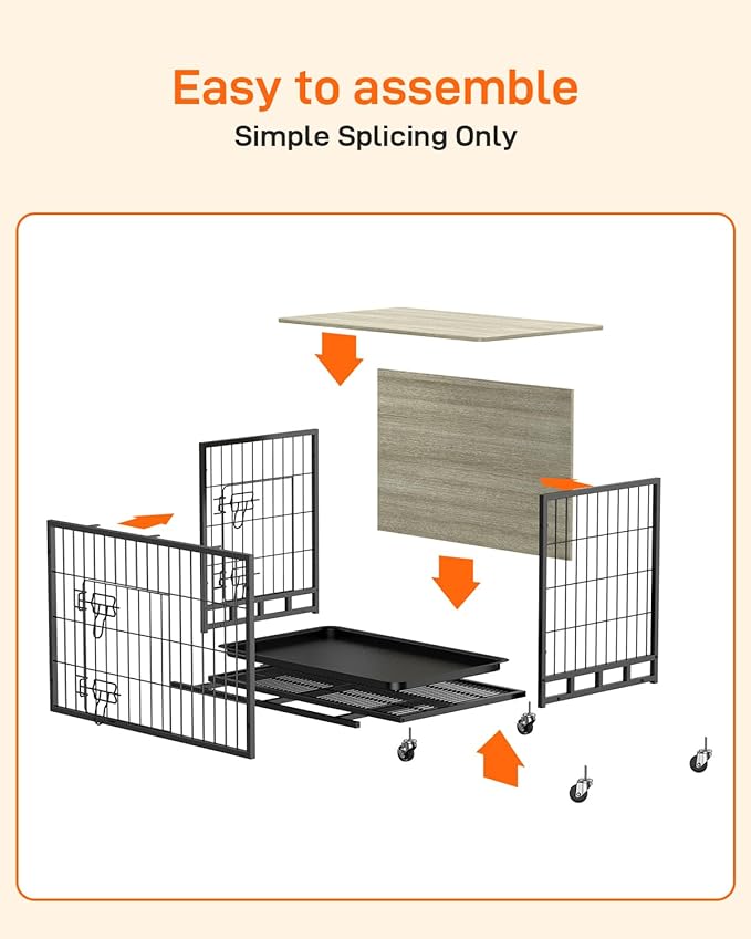 Dog Crate Furniture 2024 and 38.6" Dog