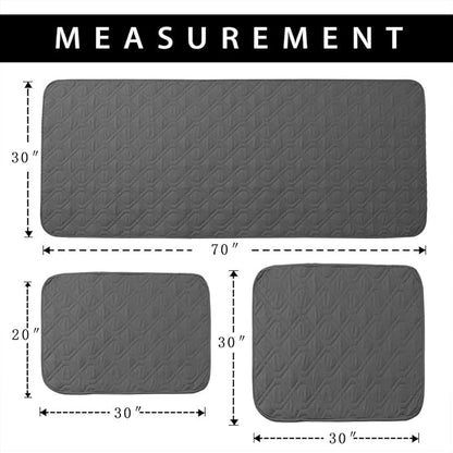 SUNNYTEX Waterproof Dog Bed Cover Dog Mat Pet Pad Pet Blanket for Couch Sofa Bed Mat Anti-Slip Furniture Protrctor (Dark Grey) 30 inches *70 inches