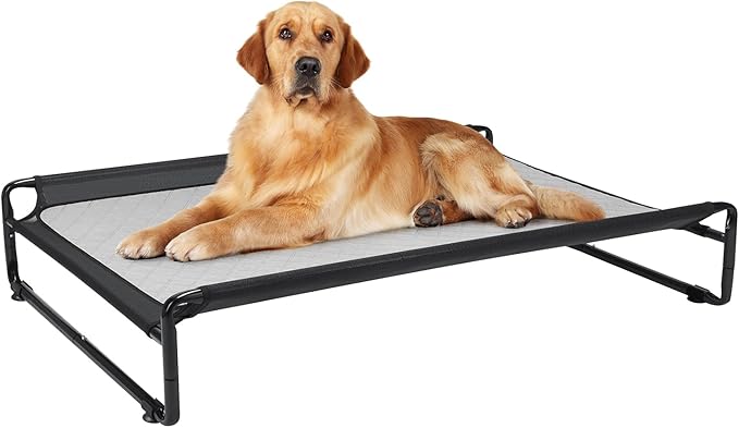 Veehoo Elevated Dog Bed with Washable Dog Pee Pads 100% Waterproof CWC2201CCP