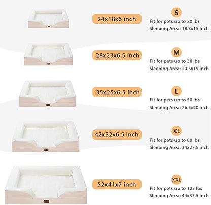 pettycare Orthopedic Dog Bed for Extra Large Dogs