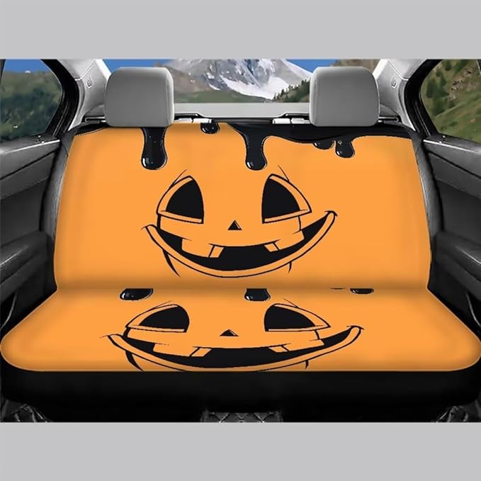 Ghost Smiley Face Car Seat Covers for Men Women