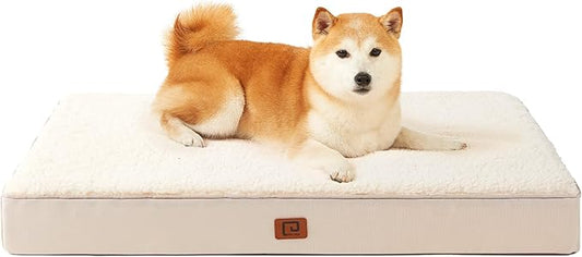 EHEYCIGA Orthopedic Dog Beds for Large Dogs with Removable Washable Cover 36x27