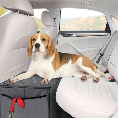 HOME DISTRICT PET Rear Car Seat Gap Filler Back Seat Extender for Dogs with Storage 100 Pounds