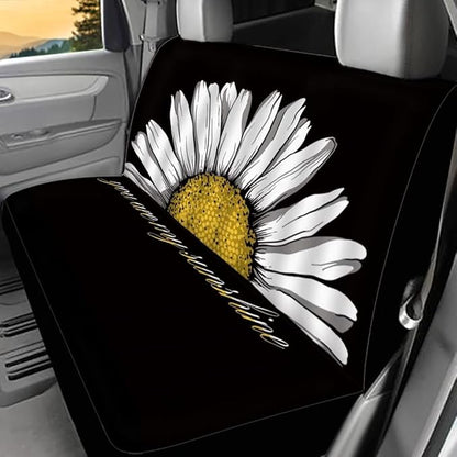 Tupalatus Daisy Print Womens Car Back Seat Covers Decoration 2