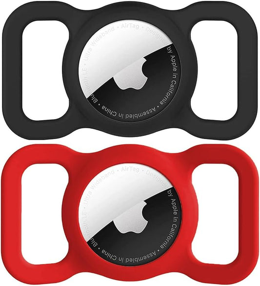 Air Tags-2 Pack Airtag Dog Collar Holder SWINCHO 1-3cm Width