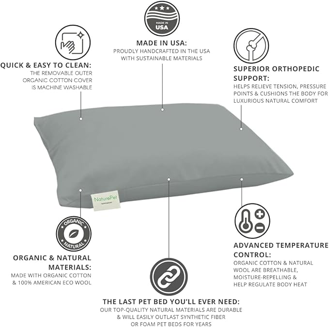 Natural Dog and Cat Bed 100% Natural