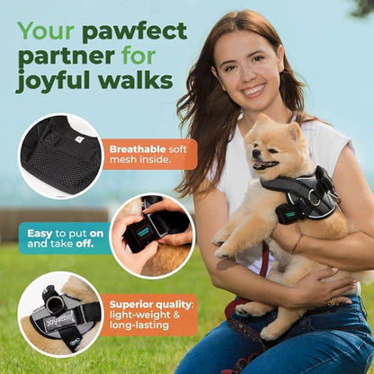 Joyride Harness 2.0 - The Original Side Ring No Pull Dog Harness - No Choke, Escape Proof, Reflective, 3 Leash Clips, Quick Fit Pet Vest - Easy Walks & Training - for Small, Medium & Large Dogs