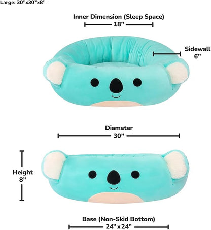 Squishmallows Original 30-Inch Kevin The Koala Pet Bed
