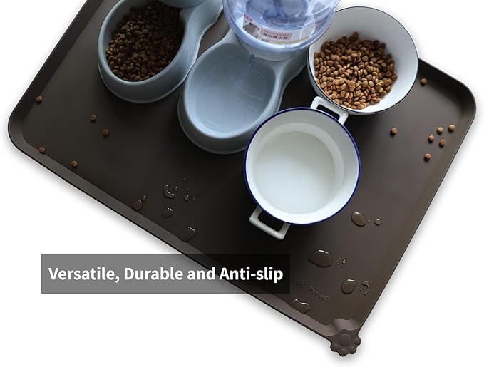 Hoki Found X-Large Silicone Pet Food Mats Tray