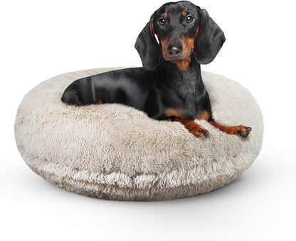 Bessie and Barnie Bagel Donut Dog Bed
