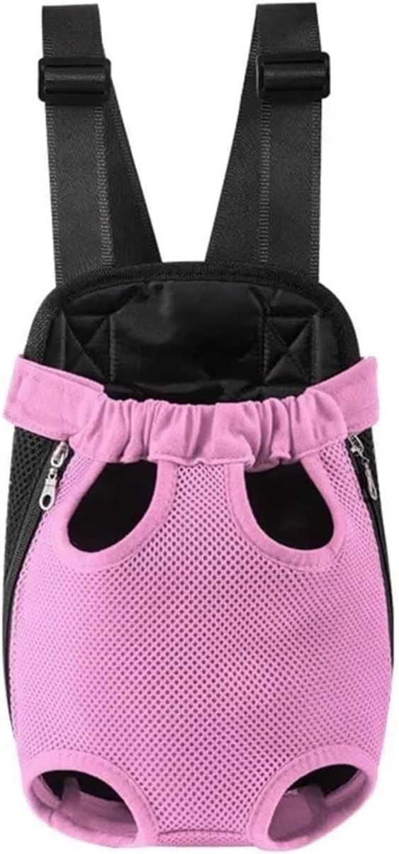 Hands-Free Pet Dog Carrier Backpack for Walking, Hiking & Travel Pet Carrier Dogs Puppies Cats Kitten Small Pet Backpack Travel on The go Dog Bag Outdoors (PINK, SMALL)