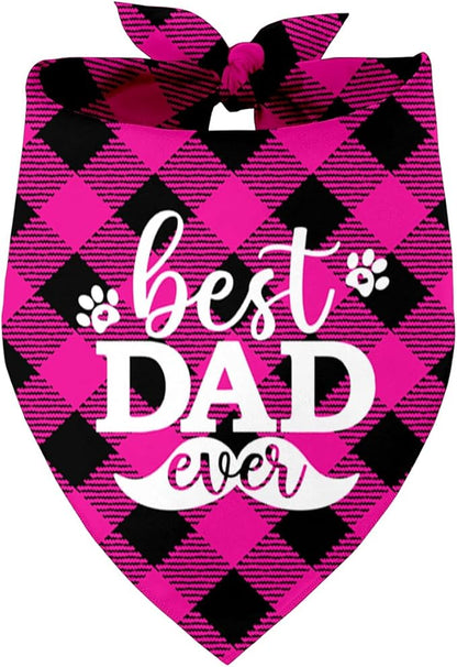 Best Dad Ever Dog Bandana (C12)