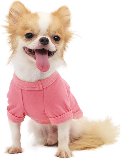 LOPHIPETS 100% Cotton Dog Tee Shirt for Small