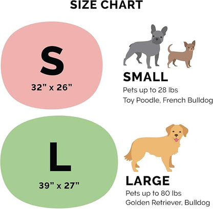 Furhaven Outdoor Travel Dog Bed for Large/Medium Dogs w/ Carry Bag