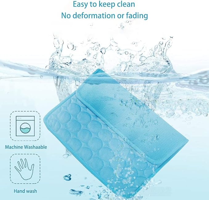 MICROCOSMOS Summer Cooling Mat & Sleeping Pad- Water Absorption Top 28" x 22")