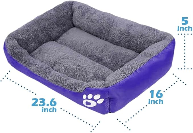 Barelove Rectangular Dog Cat Beds Mattress Washable Pads Room