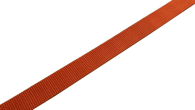 Adjustable Nylon Dog Collar, pet collar 1 Inch 3/4 Inch 5/8 Inch Wide, for Large medium Small Dogs (L(1" x 16-23"), ORANGE)