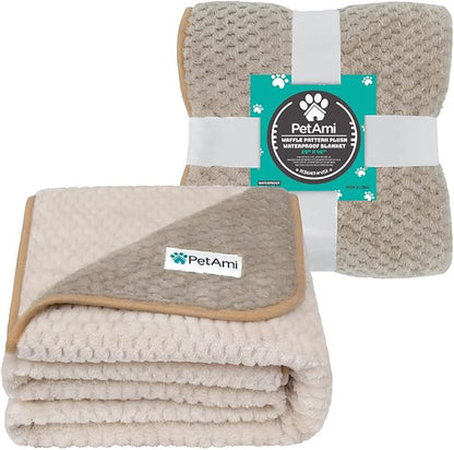 PetAmi Waterproof Dog Blanket 29x40 Taupe