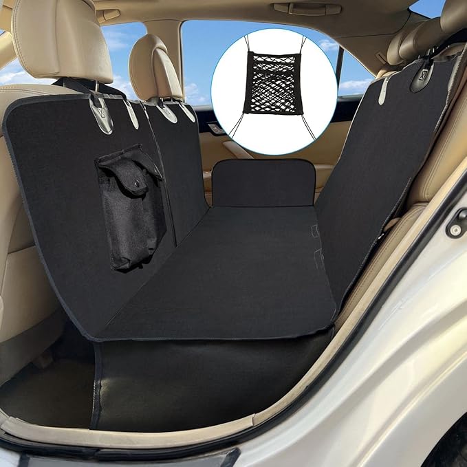 Dog Seat Cover for Back Seat-More Durable Waterproof Backseat Protector