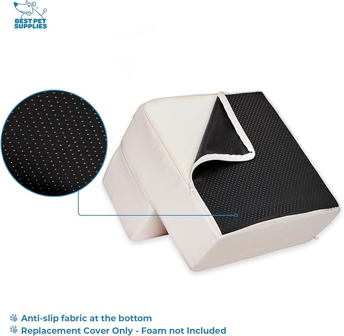 Best Pet Supplies Portable Foldable Foam Pet Stairs/Steps for Couch 2-Step (H: 12")