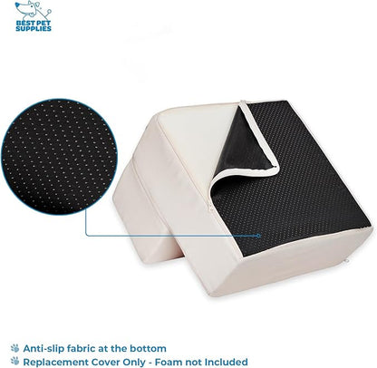 Best Pet Supplies Portable Foldable Foam Pet Stairs/Steps for Couch 2-Step (H: 12")