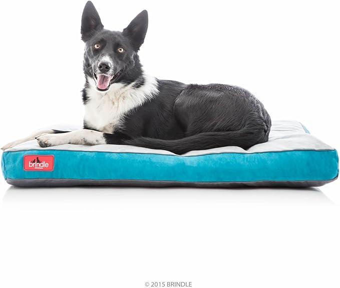 BRINDLE Teal Shredded Memory Foam Pet Bed